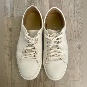 Cole Haan Men’s White Leather Low-Top Sneakers
